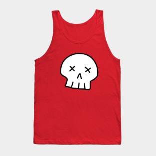 Cute skull (dead 💀) Tank Top